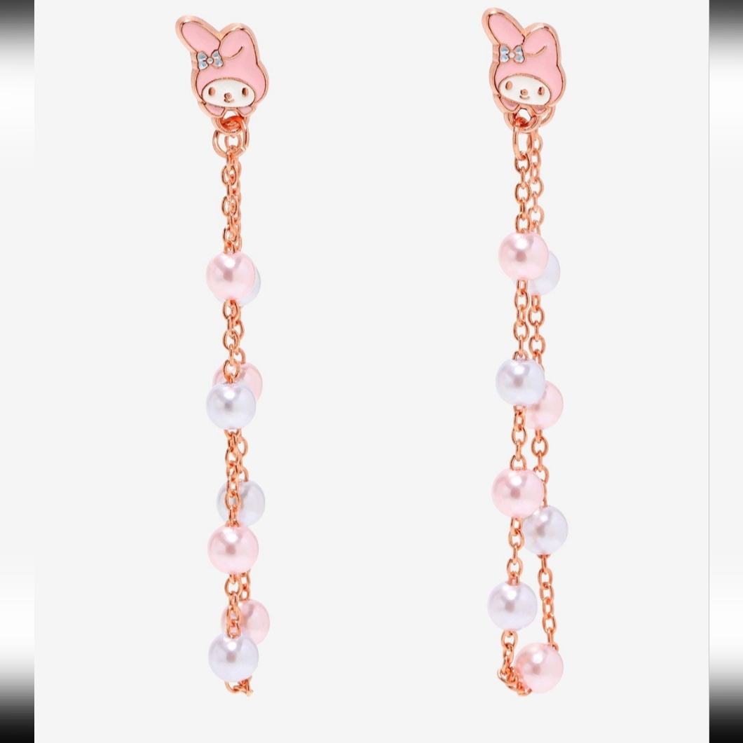 My Melody Pearl Earrings Hello Kitty And Friends Sanrio